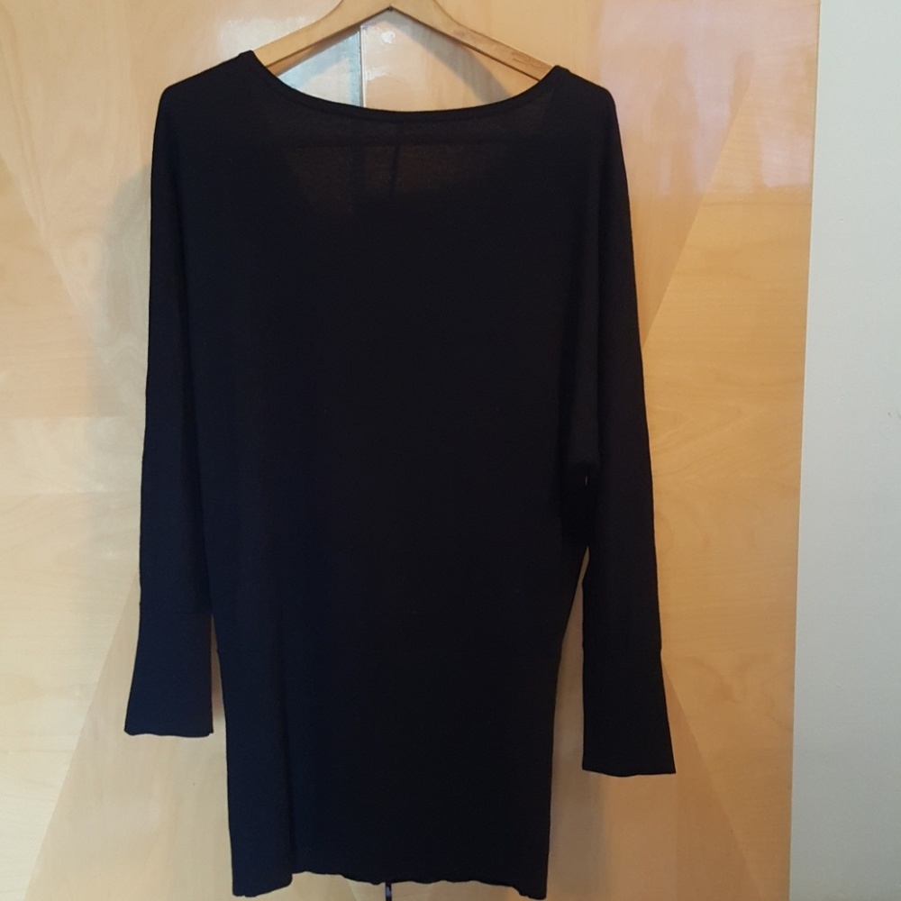 Black House White Market black long sweater